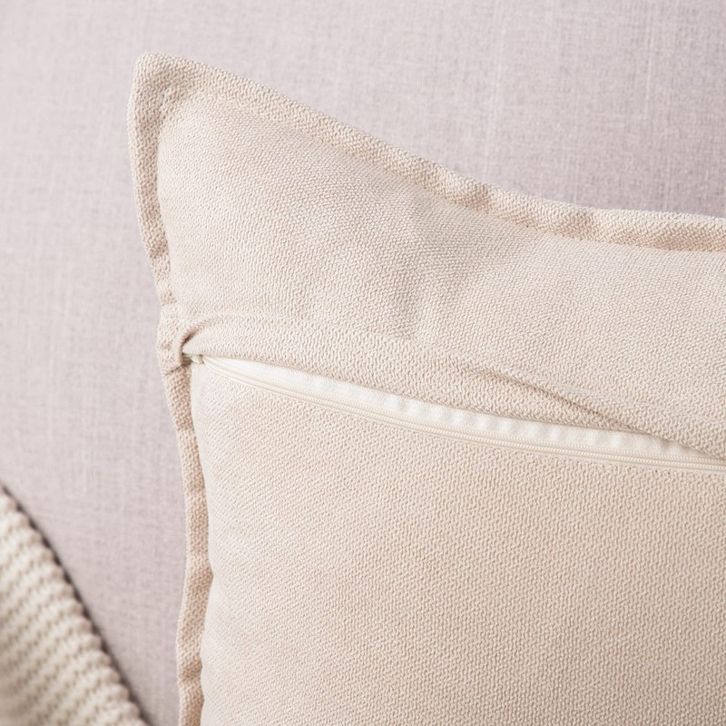 Madizz Set of 2 Short Chenille Throw Pillow Covers 22x22