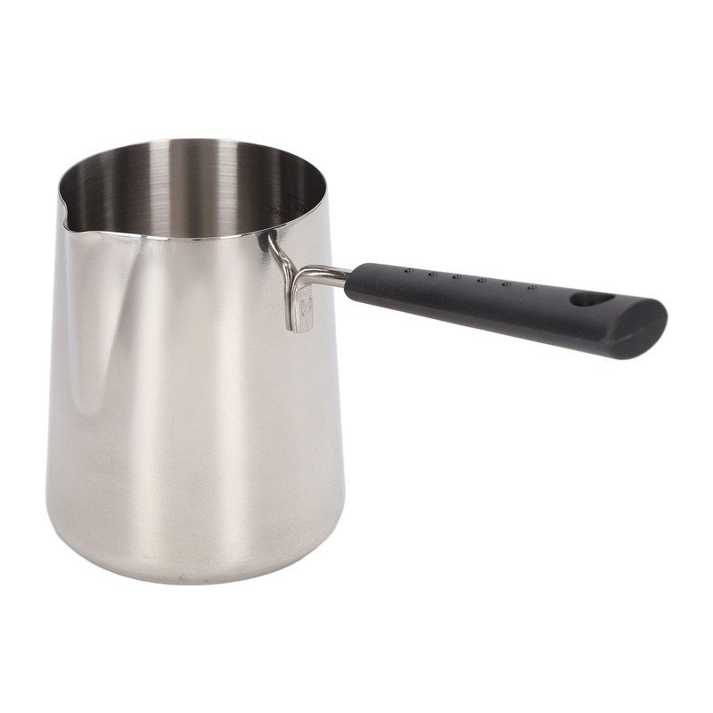 Coffee Milk Frothing Pitcher Cup 304 Stainless Steel Long Handle