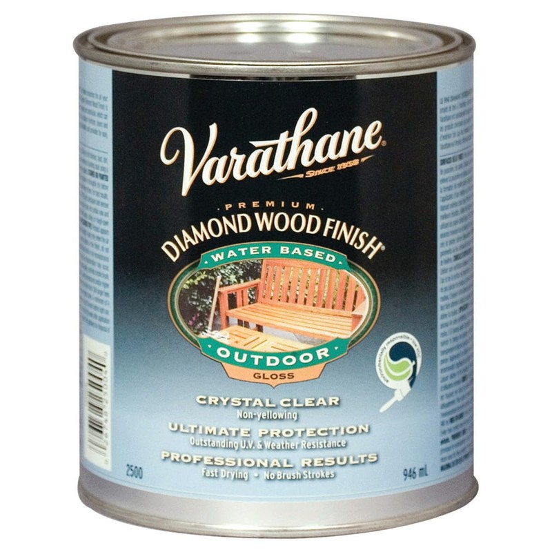 Outdoor Diamond Water Based Spar Urethane Gloss Wood Size: Quart
