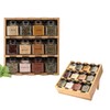 Spice Rack Drawer, Bamboo Spice Drawer Organiser, 3 Levels, Spice