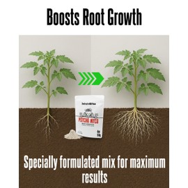 Mycorrhizal Innoculant Powder - Plant Root Stimulator Benifecial Bacteria Trihoderma for Plant Growth - Better Nutrient Uptake Super Concentrated 3-in-1 Formula (4oz)