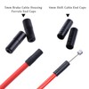 100-Piece Bicycle Brake Cable Cap And 100-Piece Transmission Cap, Anti-Rust