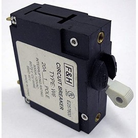EGSFHW620A EGS 20 Amp Single-Pole Mini Circuit Breaker Manufactured by Connecticut Electric.