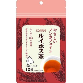 Gentle Non-Caffeine Rooibos Tea, 0.1 oz (3 g) x 12 Bags