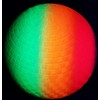 Security Engineering Neon Rainbow Playground Ball, 9 Inch