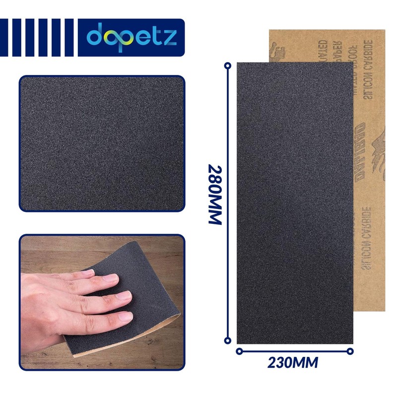 Dapetz ® 10 PC Emery Cloth Sanding Sheets 60/100/150 Grit