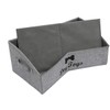 Brabtod Linen-Cotton Blend Dog Toy Basket and Dog Toy Box,