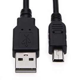 Keple Mini USB & Data Sync Charging Cable Compatible with Garmin Dash Cam 10/20 / 30/35 / 45, Proofcam PC101, Rac NRAC02, SJCAM SJ5000X Elite, Z-Edge Z3 in Car Recorder Power Cord 1.5ft