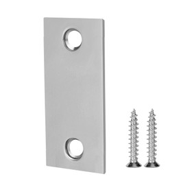 Siwil Door Edge Hole Filler Plate 1-1/8”x 2-3/4”, Deadbolt Cover Plate, Stainless Steel Brushed Nickel – 1 Pack