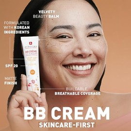 Erborian BB Cream Clair con Ginseng - SPF 20, Cobertura Ligera Adaptable, Acabado Mate Ultra Suave - 0.5 Oz