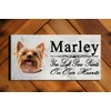 Yorkie Memorial Stone – Personalized Dog Tribute Plaque with Name