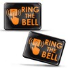 SkinoEu 2 x 3D Gel Sign Notification Symbol Ring The