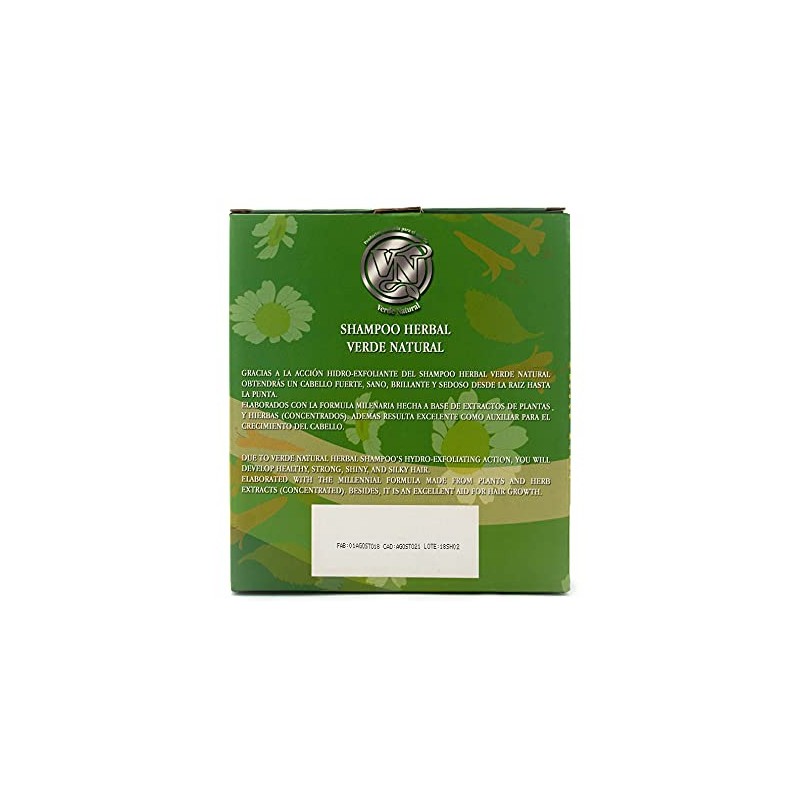 VERDE NATURAL - Shampoo Herbal Anti Caída - 3 botellas