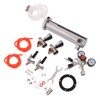 CeRaBuRET Double Faucet Tower Keg System No Tank Conversion Kit,