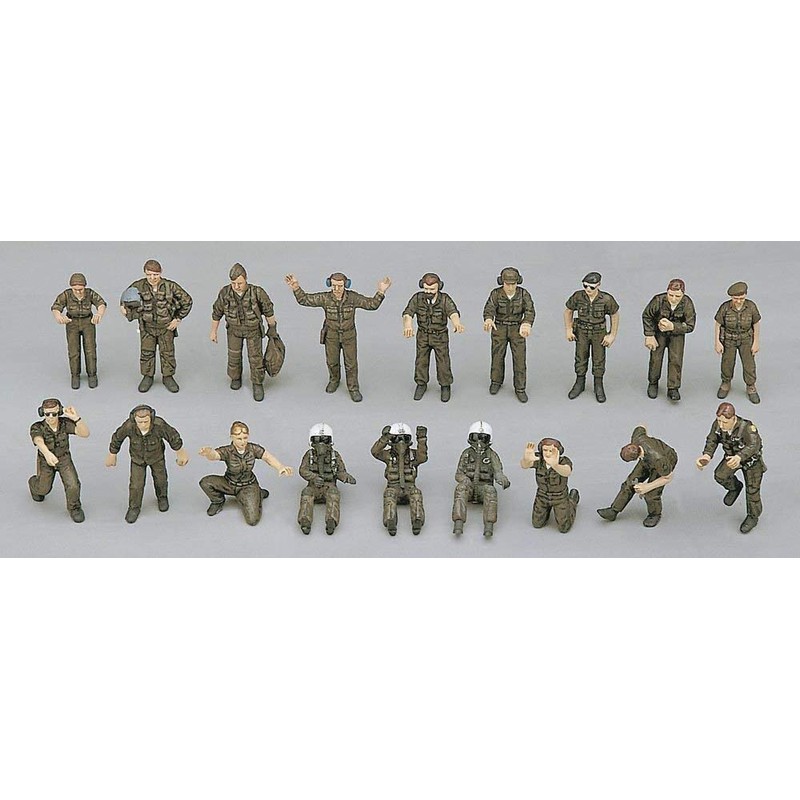 ハセガワ 1/48 アメリカ空軍 パイロット/グランドクル- セット B #X48-5