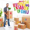 20 Sheets Alphabet Stickers 4 in Letter and Numbers Stickers
