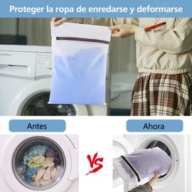 Podero, Bolsas de Lavandería, Lavado de ropa bolsas, Bolsas para la colada, bolsas de malla de lavandería para delicados, bolsas de lavado de ropa para blusa, 6 unidades, Bolsas de almacenamiento