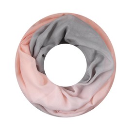 Majea Women’s Super Soft Loop Scarf in Many Colours and Patterns, Tubular Scarf in Trendy Colours - Pink 14, size: 180 x 90