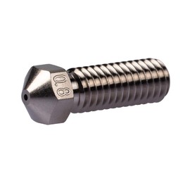 Long M6 Thread Plated Copper Nozzle 0.8 Non-Stick High Performance Compatible with 1.75mm Volcano Heater Block hotend Sidewinder SW X1 X2 3D Printing PEI PEEK or Carbon Fiber (0.8mm)