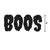 Halloween Ghost Party Banner, Here for the Boos Glitter Banner