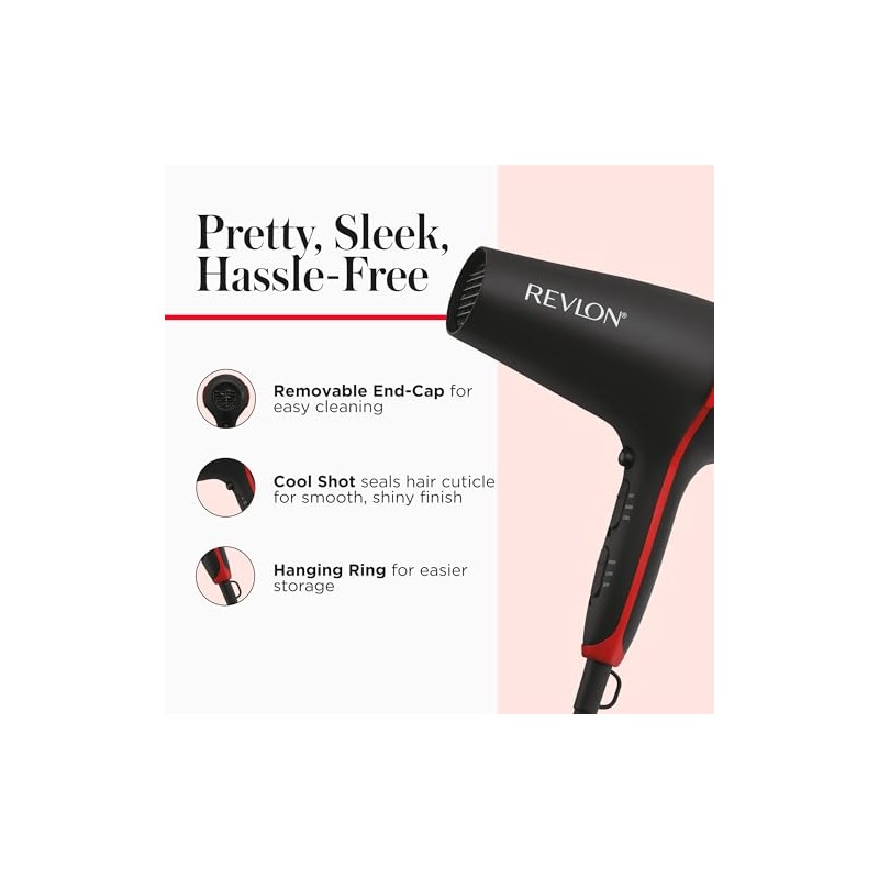 Revlon Secador Smoothstay con Infusión de Coco