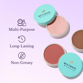 Westmore Beauty Westmore Beauty Supreme Balm - Natural Sheen - 0.71 OZ - Multi Purpose Color Enhancer Face Balm, Miracle Beauty Enhancer