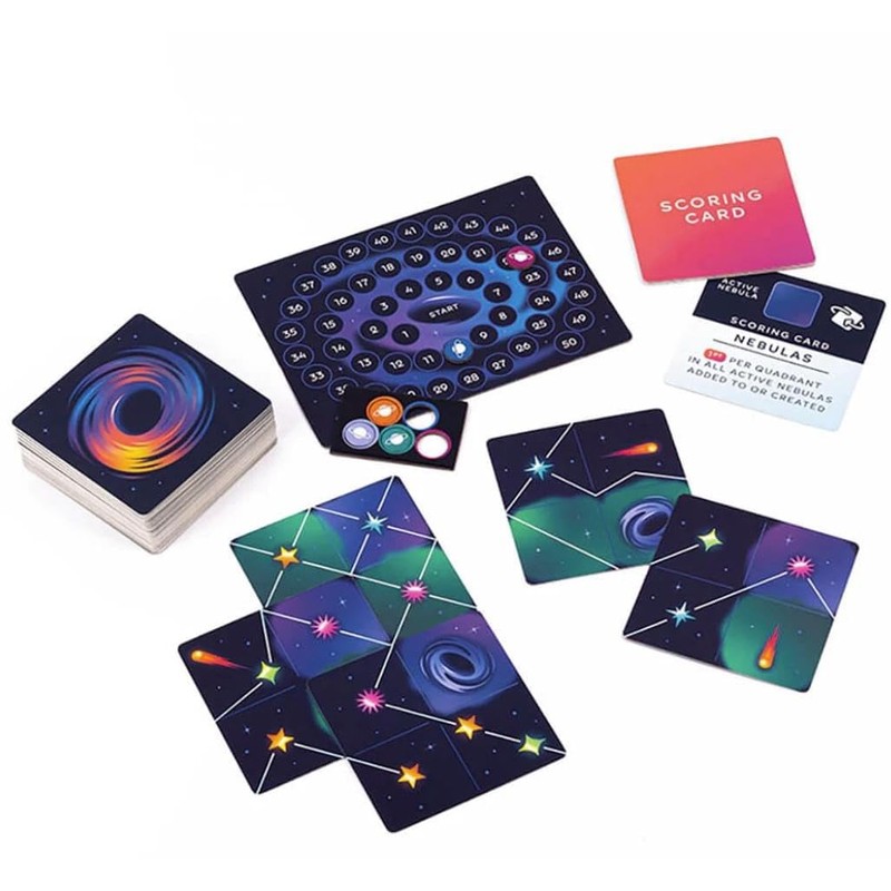 Professor Puzzle Outer Space Galaxy-Building Card Game