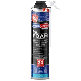 Spray Foam Insulation Can (1 Pack-25.4 oz) Expanding Foam Sealant for Thermal & Acoustic Insulation, Closed Cell, High Density Spray Foams, Covers up to 20 Board feet/sq. ft.