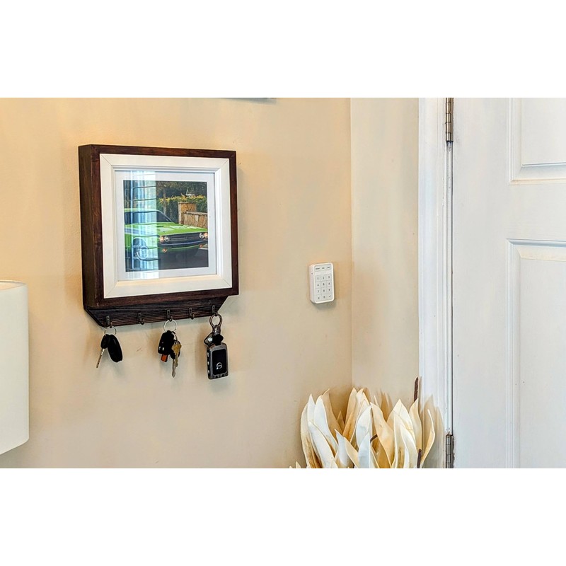 3F Gun Safe Box Key Holder For Wall, Wooden Entryway