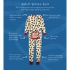 Little Blue House by Hatley Adult Union Suit Sleepwear, Black