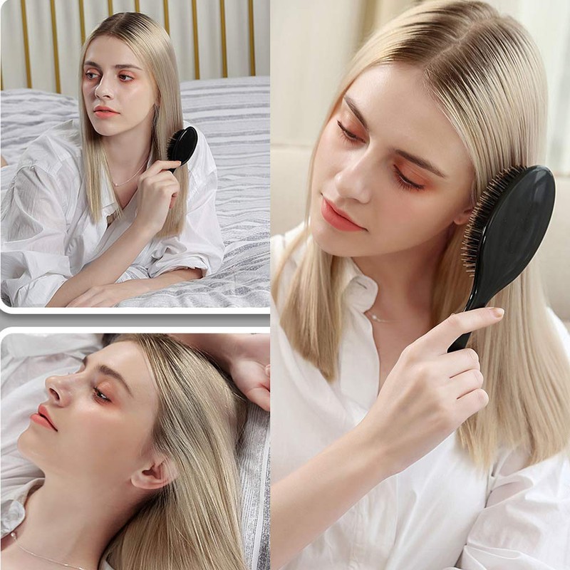 VinBee Large Paddle Brush (Black)