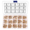 YIXISI 450 Pieces 15 Values 10pF-100nF 50V Ceramic Capacitor Assortment