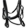 Aces Equine LEATHER ANATOMICAL HORSE BRIDLE DESIGNER PEARL BROWBAND WITH