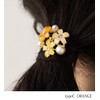 JewelVOX Pony Hook Hair Accessories, Women's, Hair Cuff, Flower, Bijou,