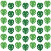 12 Pack Hanging Palm Leaves Decorations Tropica Jungle Green Garland