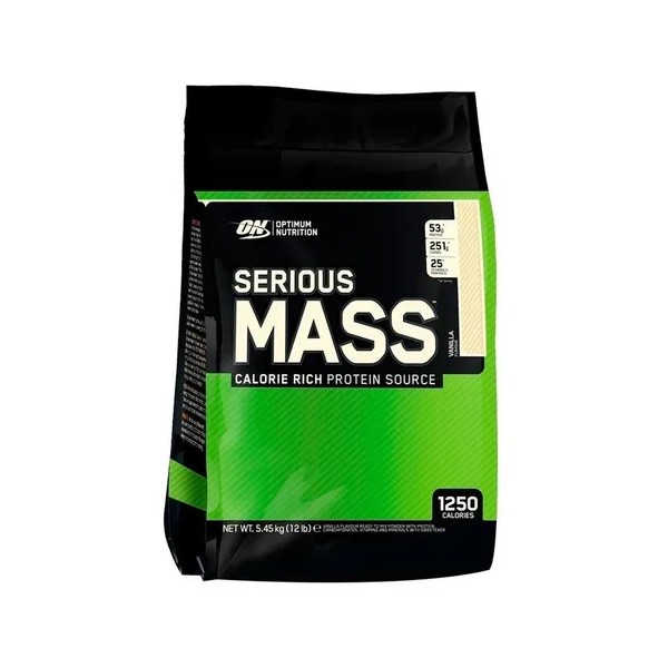 Suplemento En Polvo Optimum Nutrition Serious Mass Carbohidratos Sabor Vainilla