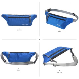 Running Belt, Lightweight and Adjustable Waist Pack for Jogging, Fitness, and Outdoor Activities