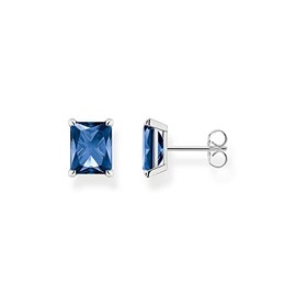 THOMAS SABO Women Ear studs blue stone silver 925 Sterling Silver H2201-699-1