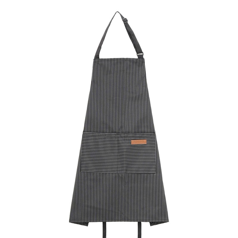 ARBINSON 2 Pack Cooking Aprons Adjustable Bib Apron for Women