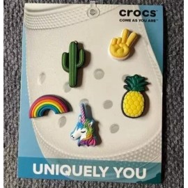 Crocs Come As You Are Uniquely You Jibbitz Fun Trend Unicorn Rainbow Pineapple