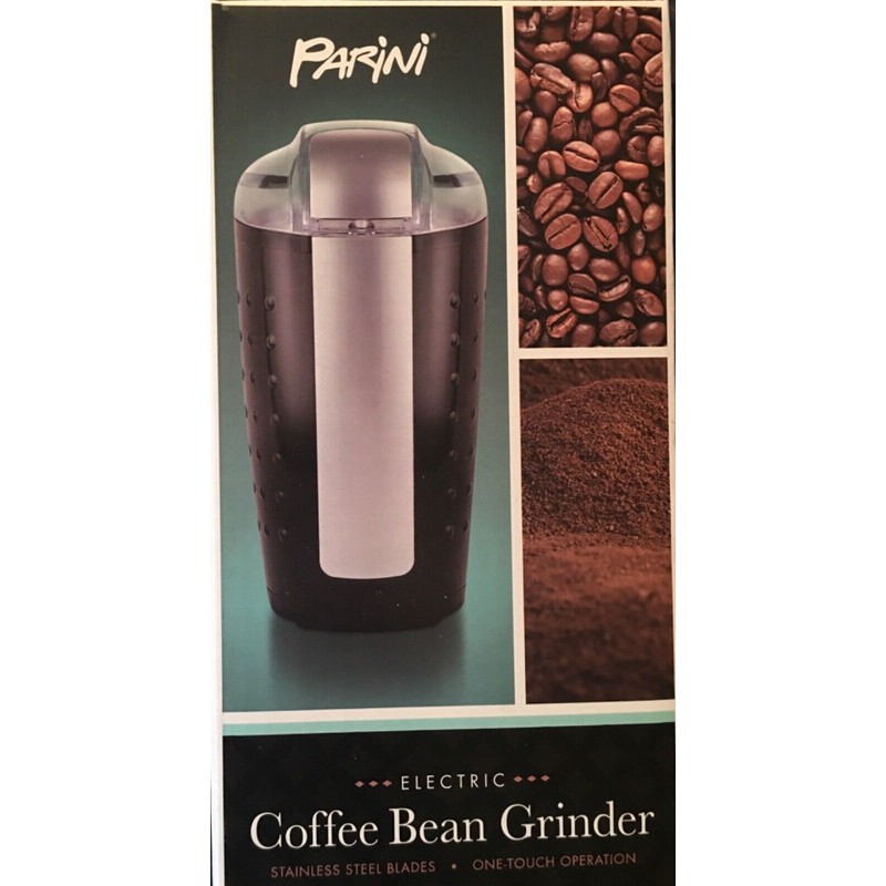 Parini Electric Coffee Bean Grinder & 8-Cup French Press Borosilicate