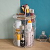 Tidyladyo 360° Rotating Makeup Organizer with Adjustable Height, Large Capacity