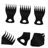 Healeved Retro Barber Oil Comb Set 6pcs Wide Tooth Hairdressing