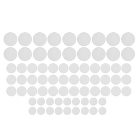 72 Pcs Felt Plate Dividers White Thick Soft Washable Reusable Felt Dishes Protectors Plate Separators Pads