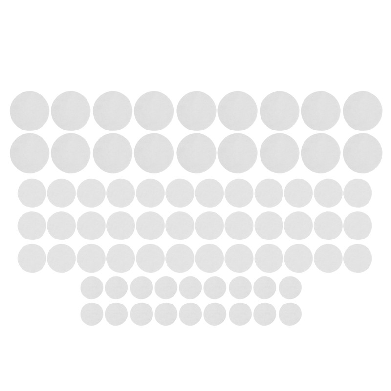 72 Pcs Felt Plate Dividers White Thick Soft Washable Reusable