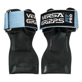 Versa Gripps® Fit Pro, Made in The USA, Wrist Straps for Female Athlete, The Best Training Accessory, Blue Hydrangea, R/L