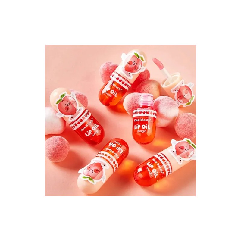 Cuidado Facial Lip Oil Magic Kiss Beauty Gloss Labial Brillo