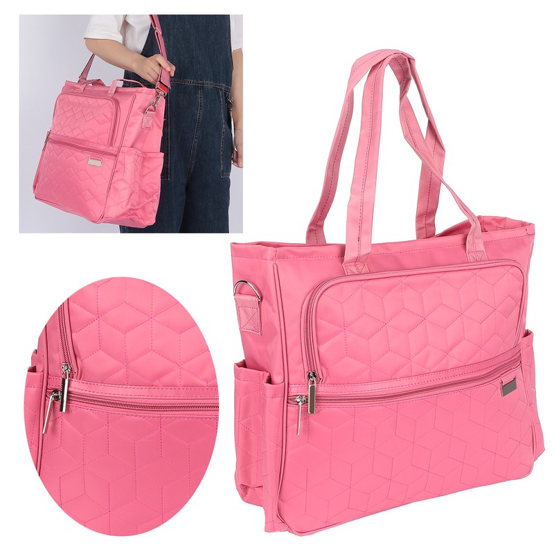 Nylon Waterproof Nappy Bag Large Capacity MultiFunctional Milk Bottle Diaper