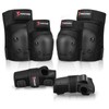 Forzueby Adult/Kids Knee Pads Elbow Pads Wrist Guards 6 in