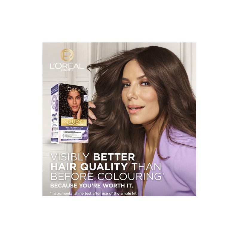 L'Oreal Excellence Cool Creme Permanent Hair Colour 3.11 Ultra Ash